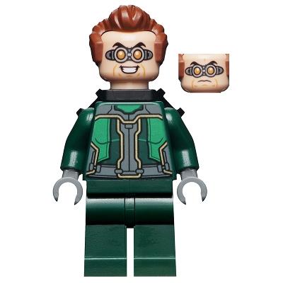 Dr. Octopus (Otto Octavius) / Doc Ock - Dark Green Suit Neck Bracket - Minifigure - New