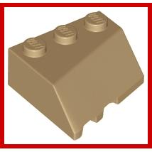 Wedge 3 x 3 Sloped Right - Part - 48165 - Bright Light Blue - new - Qty:1