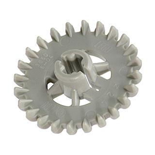 Technic Gear 24 Tooth Crown - Reinforced - Part - 3650b - Light Bluish Gray - used - Qty:2