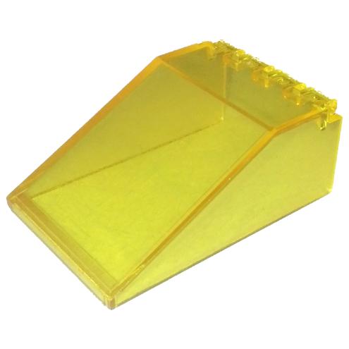 Windscreen 6 x 4 x 2 Canopy - Part - 4474 - Trans-Yellow - used - Qty:1