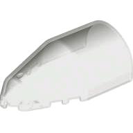 Windscreen 7 x 4 x 2 Round - Part - 30384 - Trans-Clear - used - Qty:1
