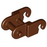 Technic Link Chain - Part - 3711 - Reddish Brown - used - Qty:10