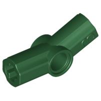 Technic Axle and Pin Connector Angled #3 - 157.5 degrees - Part - 32016 - Dark Green - used - Qty:6