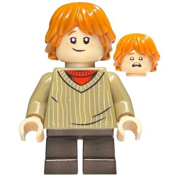 Ron Weasley - Dark Tan Sweater - Minifigure - Used
