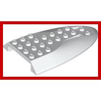Aircraft Fuselage Aft Section Curved Top 6 x 10 - Part - 87615 - White - used - Qty:3