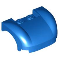 Vehicle Mudguard 3 x 4 x 1 1/3 Curved Fenders - Part - 18051 - Blue - used - Qty:1