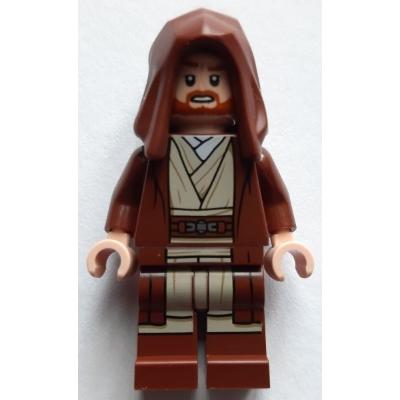 Obi-Wan Kenobi - Reddish Brown Robe and Hood - Minifigure - Used