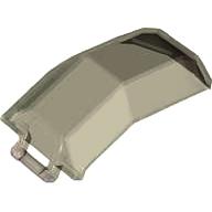 Windscreen 4 x 4 x 4 2/3 with Bar Handle - Part - 11289 - Trans-Brown - used - Qty:5