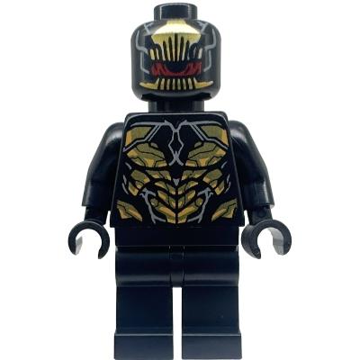 Outrider - Torso with Short Dark Bluish Gray Tips at Neck - Minifigure - Used