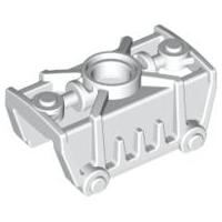 Bionicle Toa Metru Knee Cover - Part - 47299 - White - used - Qty:1