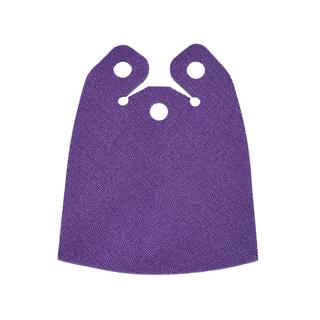 Mini Doll Cape Cloth Straight Sides and Slightly Curved Bottom with 3 Top Holes - Part - 26584 - Dark Purple - used - Qty:1