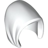 Minifigure Headgear Hood Basic Smooth - Part - 74528 - White - used - Qty:1