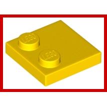 Tile Modified 2 x 2 with Studs on Edge - Part - 33909 - Black - new - Qty:2