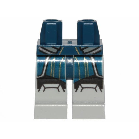 Hips and Light Bluish Gray Legs with Dark Blue Gold and Silver Jumpsuit Pattern (SW Ahsoka Tano) - Part - 970c86pb36 - Dark Blue - new - Qty:1