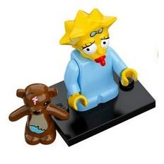 Maggie Simpson The Simpsons Series 1 (Complete Set with Stand and Accessories) - colsim-5 - Set - Used As is