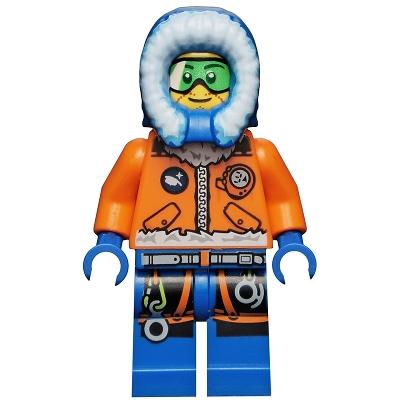 Arctic Explorer Male with Green Goggles - Minifigure - New