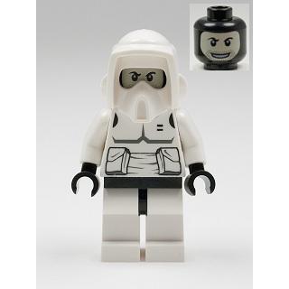 Imperial Scout Trooper - Printed Black Head Dark Bluish Gray Torso Print - Minifigure - New