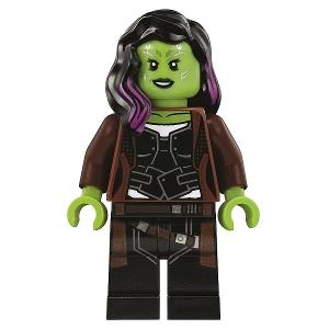 Gamora Long Reddish Brown Coat - Minifigure - New