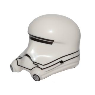 Minifigure Headgear Helmet SW Flametrooper Ep. 7 Pattern - Part - 20905pb01 - White - new - Qty:1