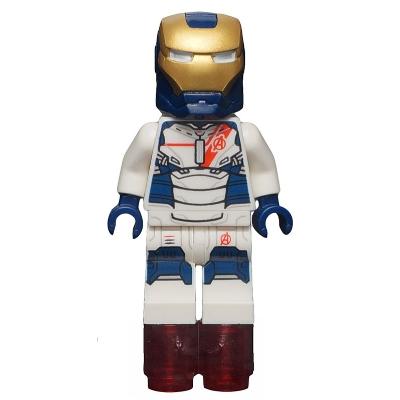 Iron Legion - Trans-Neon Orange Head Helmet with Visor - Minifigure - New