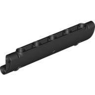 Technic Panel Curved 11 x 3 with 2 Pin Holes through Panel Surface - Part - 62531 - Black - used - Qty:1
