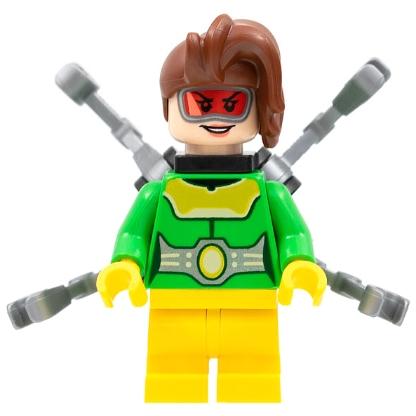 Doc Ock - Female Medium Legs Flat Silver Arms - Minifigure - New