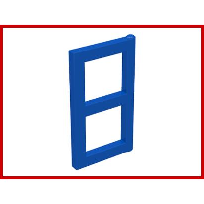 Pane for Window 1 x 2 x 3 - Part - 3854 - Blue - used - Qty:2