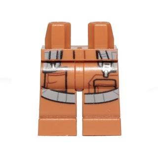 Hips and Legs with SW Pilot Flight Suit Gray Straps and Pockets Pattern - Part - 970c00pb0749 - Medium Nougat - used - Qty:1