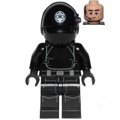 Imperial Gunner - Helmet with White Imperial Logo Light Nougat Head - Minifigure