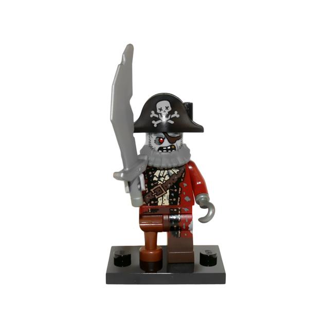 Zombie Pirate Series 14 (Complete Set with Stand and Accessories) - col14-2 - Set - New