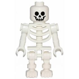 Skeleton - Standard Skull Bent Arms Vertical Grip - Minifigure