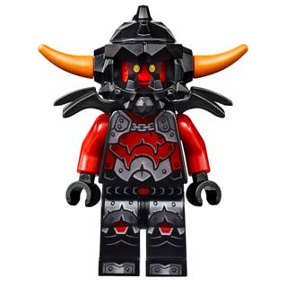 Ash Attacker - Orange Horns - Minifigure