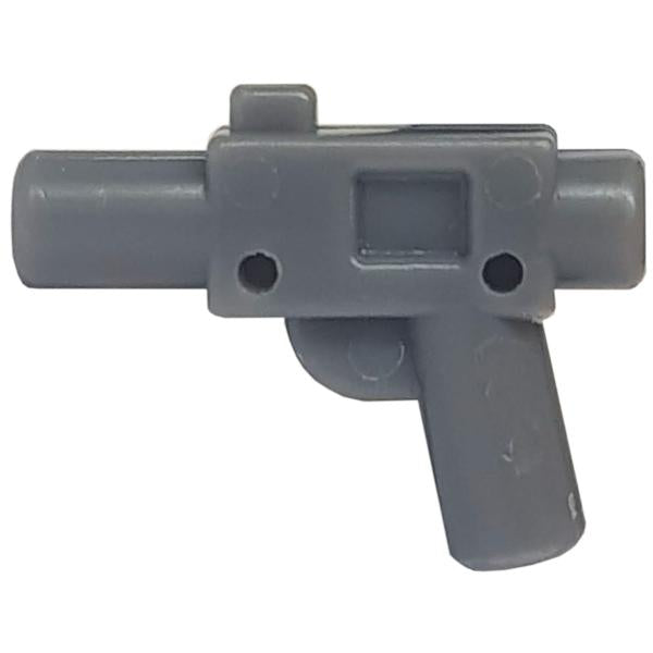 Minifigure Weapon Gun Blaster SW Small without Scope - Part - 61190f - Dark Bluish Gray - used - Qty:1