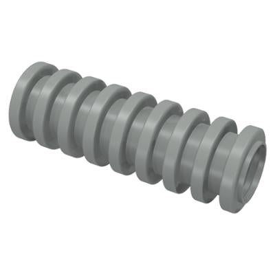 Hose Ribbed 7mm D.3L / 2.4cm - Part - 78c03 - Light Gray - used - Qty:1