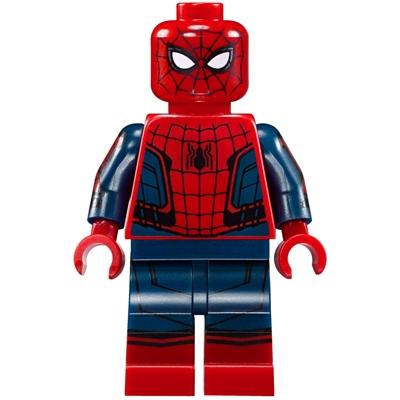 Spider-Man - Black Web Pattern Red Torso Small Vest Red Boots - Minifigure - Used