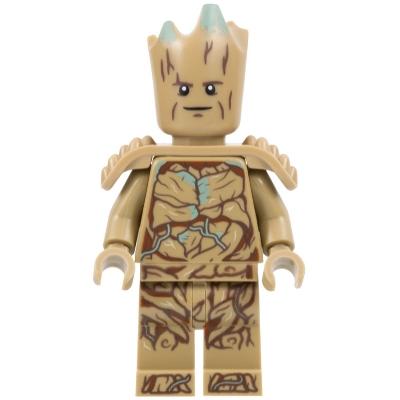 Groot Teen Groot - Dark Tan with Shoulder Armor - Minifigure - New