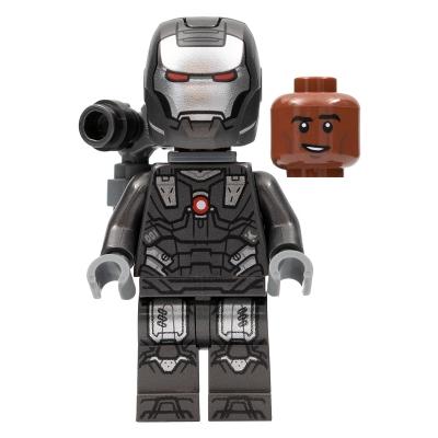 War Machine - Pearl Dark Gray and Silver Armor with Backpack - Minifigure