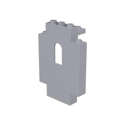 Panel 2 x 5 x 6 Wall with Window - Part - 4444 - Light Bluish Gray - used - Qty:1