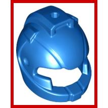 Minifigure Headgear Helmet Space with Air Intakes and Hole on Top - Part - 22380 - Dark Blue - used - Qty:1