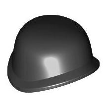 Minifigure Headgear Helmet Army - Part - 87998 - Black - used - Qty:1