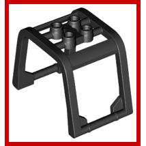 Windscreen 6 x 4 x 3 1/3 Roll Cage - Part - 64450 - Black - used - Qty:6
