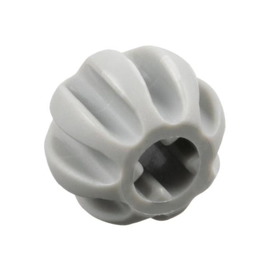 Technic Ball with Grooves - Part - 2907 - Light Gray - used - Qty:2