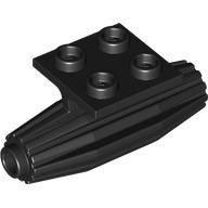Engine Strakes 2 x 2 Thin Top Plate - Part - 4229 - Black - used - Qty:4
