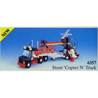 Stunt 'Copter N' Truck - 6357-1 - Set - Used As Is
