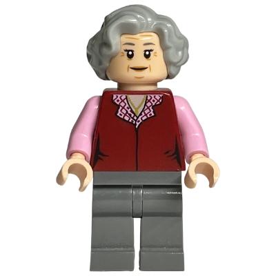 Trolley Witch - Dark Bluish Gray Legs - Minifigure - Used
