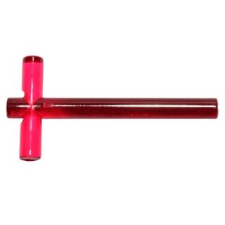 Bar 4L / 2L Crossed (Lightsaber Blade) - Part - 21699 - Trans-Red - used - Qty:1