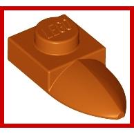 Plate Modified 1 x 1 with Tooth Horizontal - Part - 49668 - Trans-Light Blue - new - Qty:6