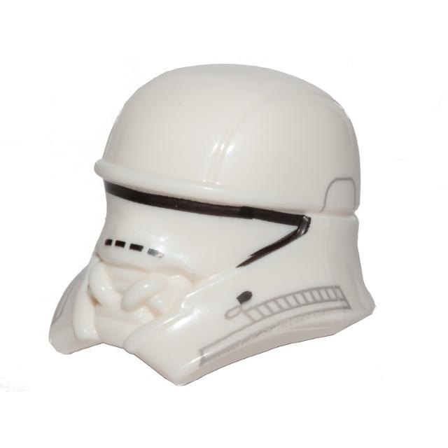Minifigure Headgear Helmet SW First Order Jet Trooper Pattern - Part - 57807pb01 - White - used - Qty:1