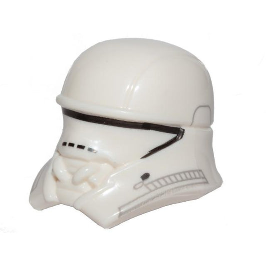 Minifigure Headgear Helmet SW First Order Jet Trooper Pattern - Part - 57807pb01 - White - used - Qty:1