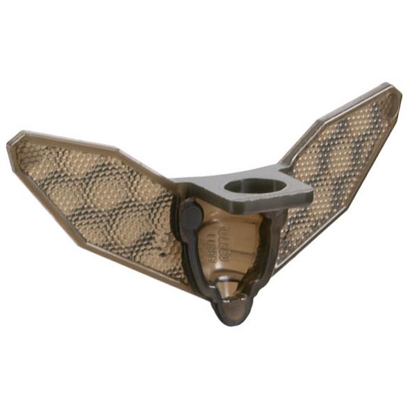 Minifigure Wings Insect Lenticular with Neck Bracket - Part - 11599 - Trans-Brown - used - Qty:1